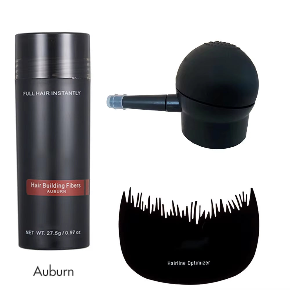 Hair Fibers Keratin Spray Hair Building Fibers 27.5G Instant Powders Spray Applicator Comb Kit/Set