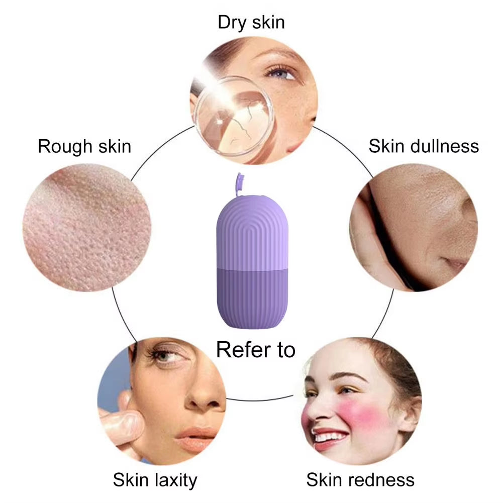 Revitalize Your Skin with the Reusable Ice Roller for Puffy Eyes and Pore Contraction - Ultimate Cooling Face Massage Tool
