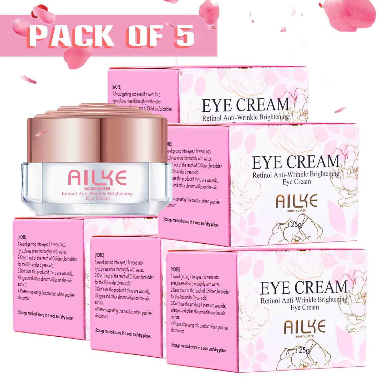 Retinol Correxion Line Smoothing under Eye Cream, for Dark Circles & Puffiness, Eye Bag Treatment, Women anti Aging Cream
