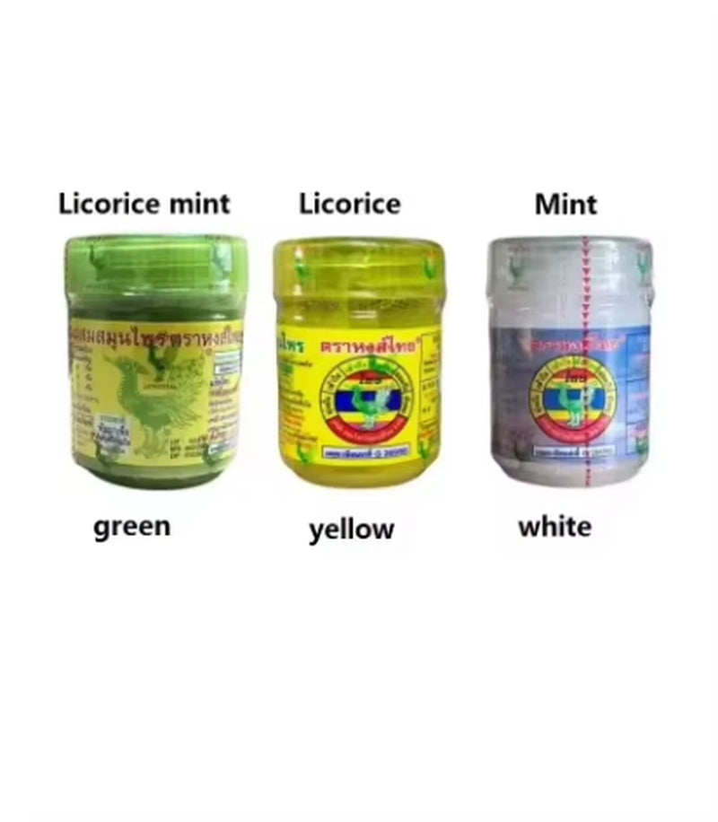 Hong Thai Traditional Thai Herbal Inhaler - Refreshing 20g Bottle (2 Pack) for Carsick Relief and Nose Flow