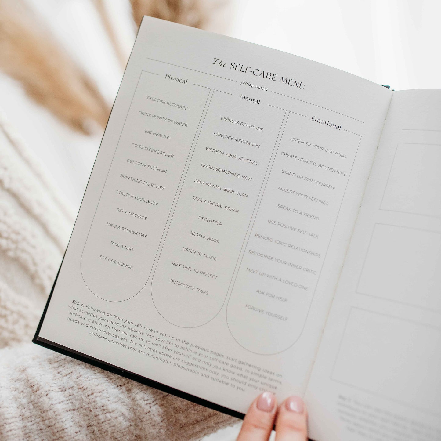 Elevate Your Wellness: My Daily Self-Care Journal (Almond) - The Perfect Luxury Gift for Her with Gratitude and Sticker Sheets