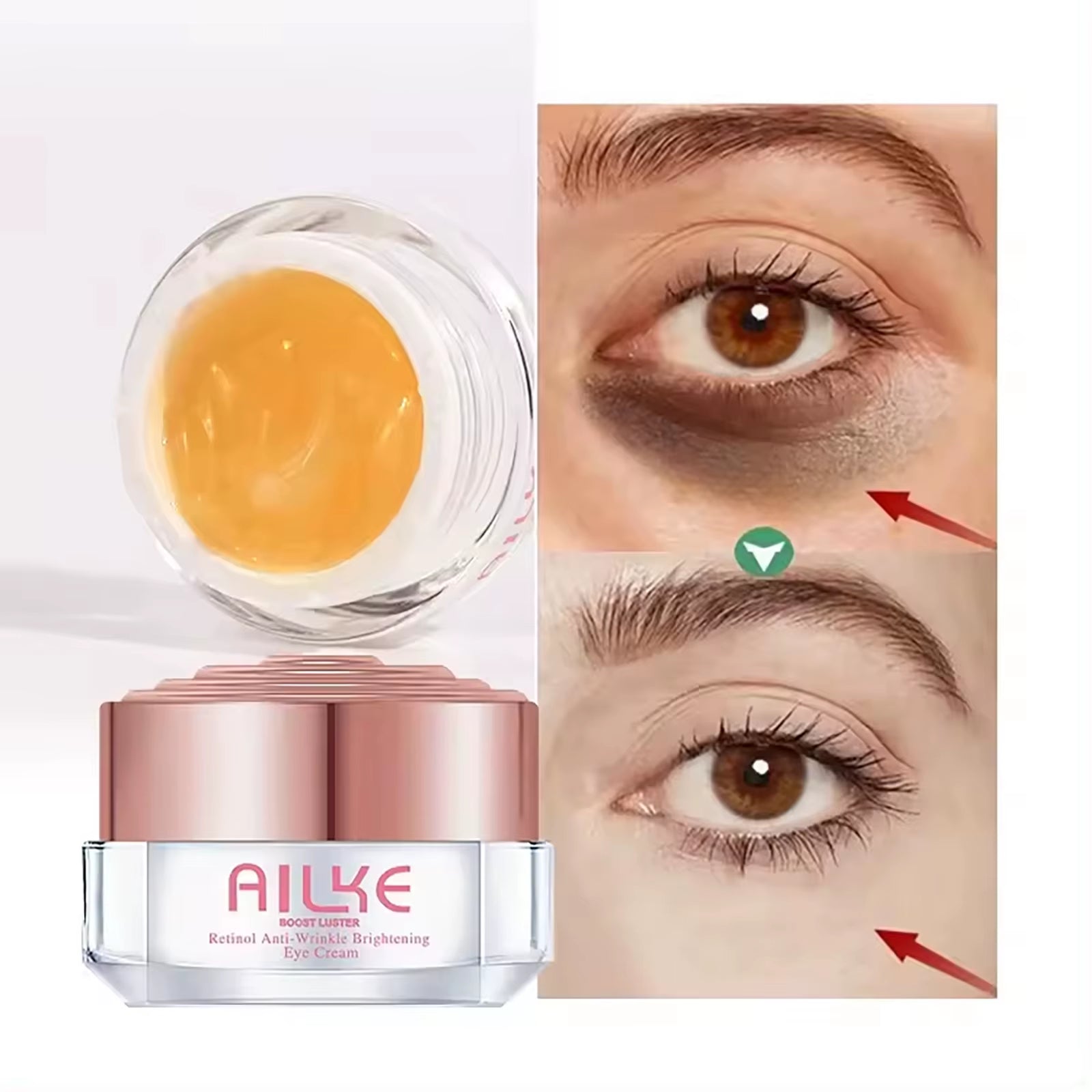 Retinol Correxion Line Smoothing under Eye Cream, for Dark Circles & Puffiness, Eye Bag Treatment, Women anti Aging Cream