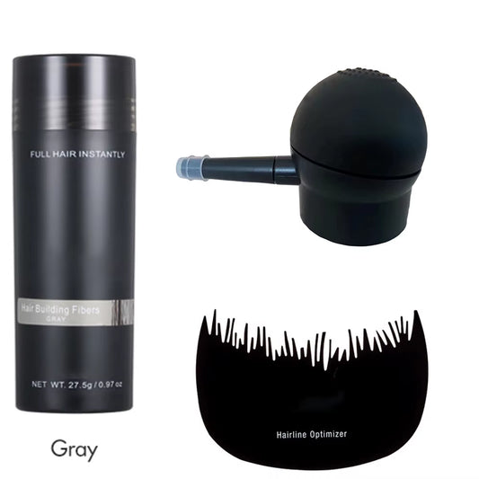 Hair Fibers Keratin Spray Hair Building Fibers 27.5G Instant Powders Spray Applicator Comb Kit/Set