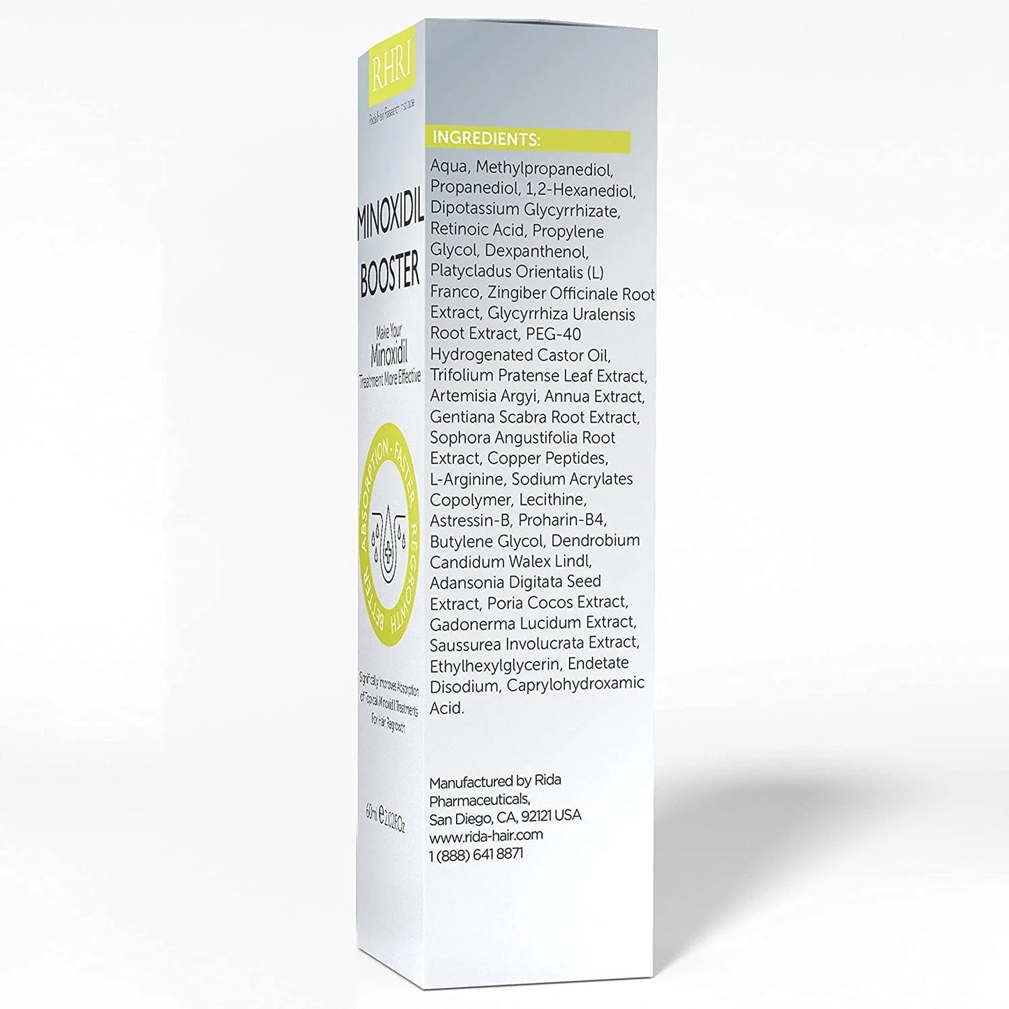 Minoxidil Booster Spray Treatment Hair Loss I Topical Minoxidil Response Activator for Hair Regrowth with Enzymes and Peptides I Stimulator Topical Minoxidil Treatments I Extended Nozzle Application