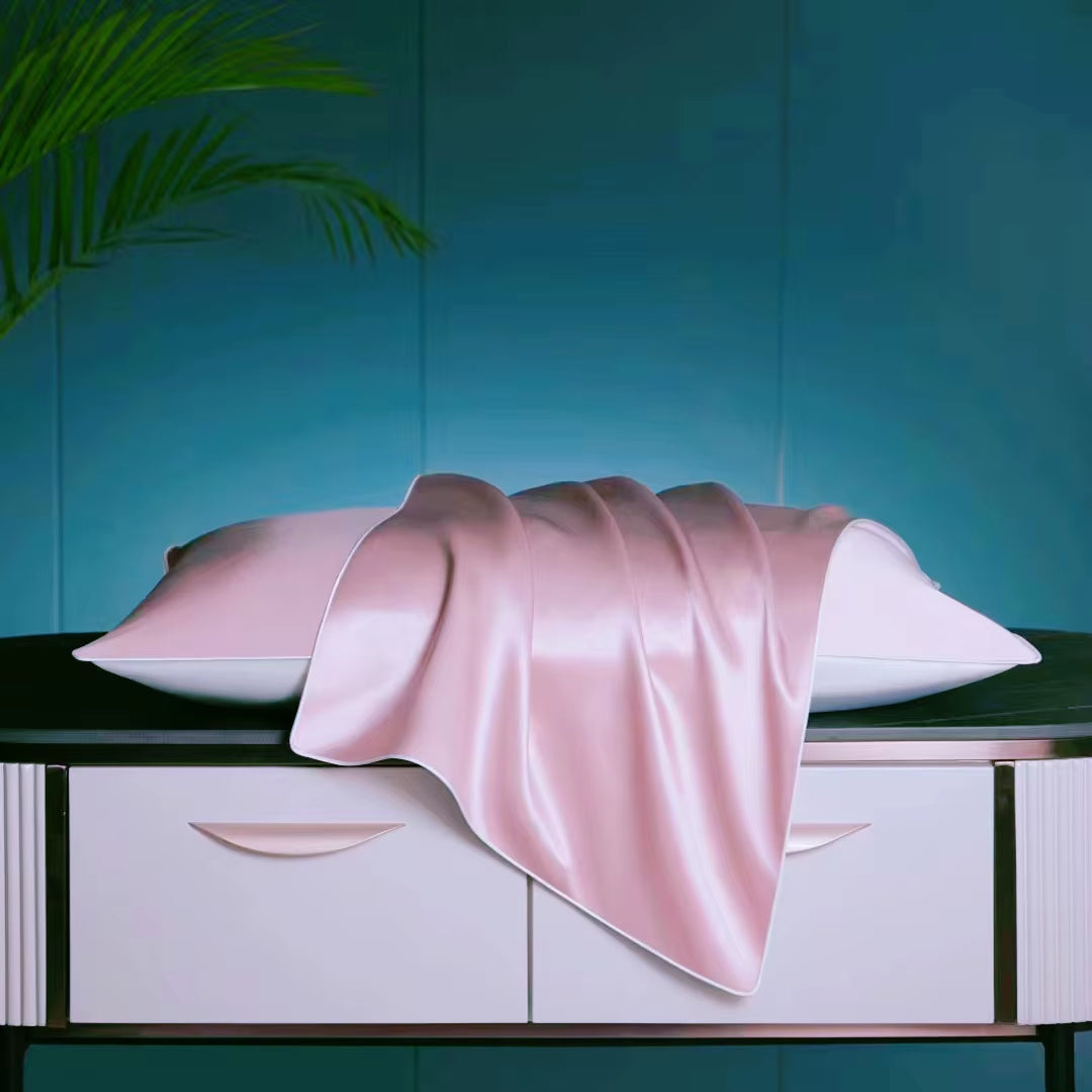 100% Mulberry Silk Pillowcase Pure,19 Momme Real Silk Pillowcases Silk Pillowcase Hypoallergenic Gift Box