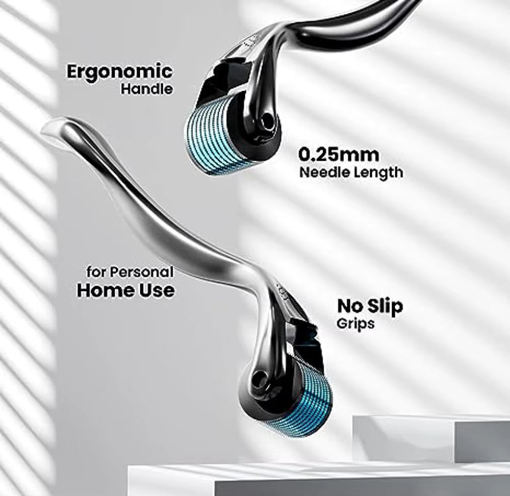 540 Derma Roller Micro Needles Face Roller for Hair Growth Dermastamp Skin Care Facial Titanium Dermoroller Mesoroller