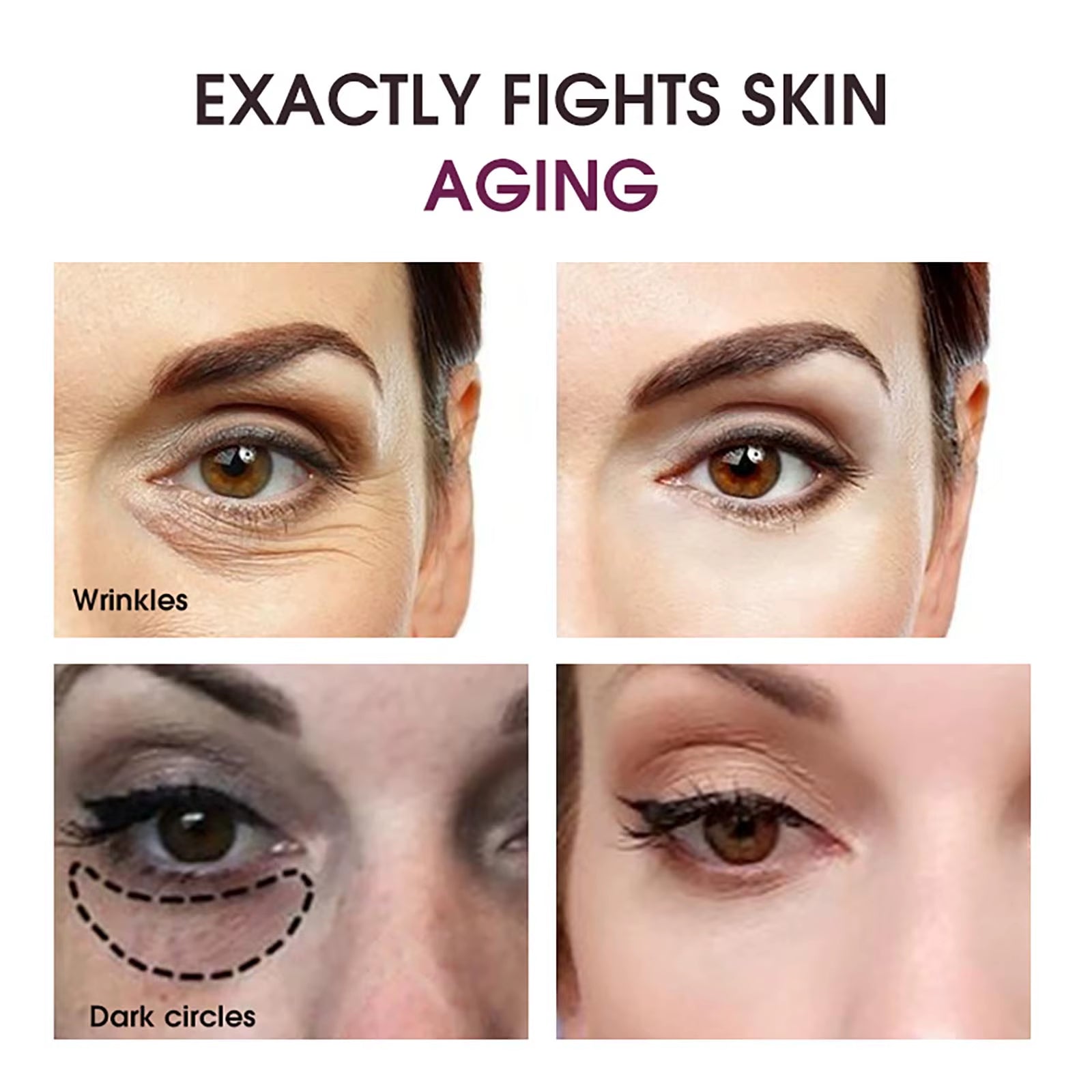 Retinol Correxion Line Smoothing under Eye Cream, for Dark Circles & Puffiness, Eye Bag Treatment, Women anti Aging Cream