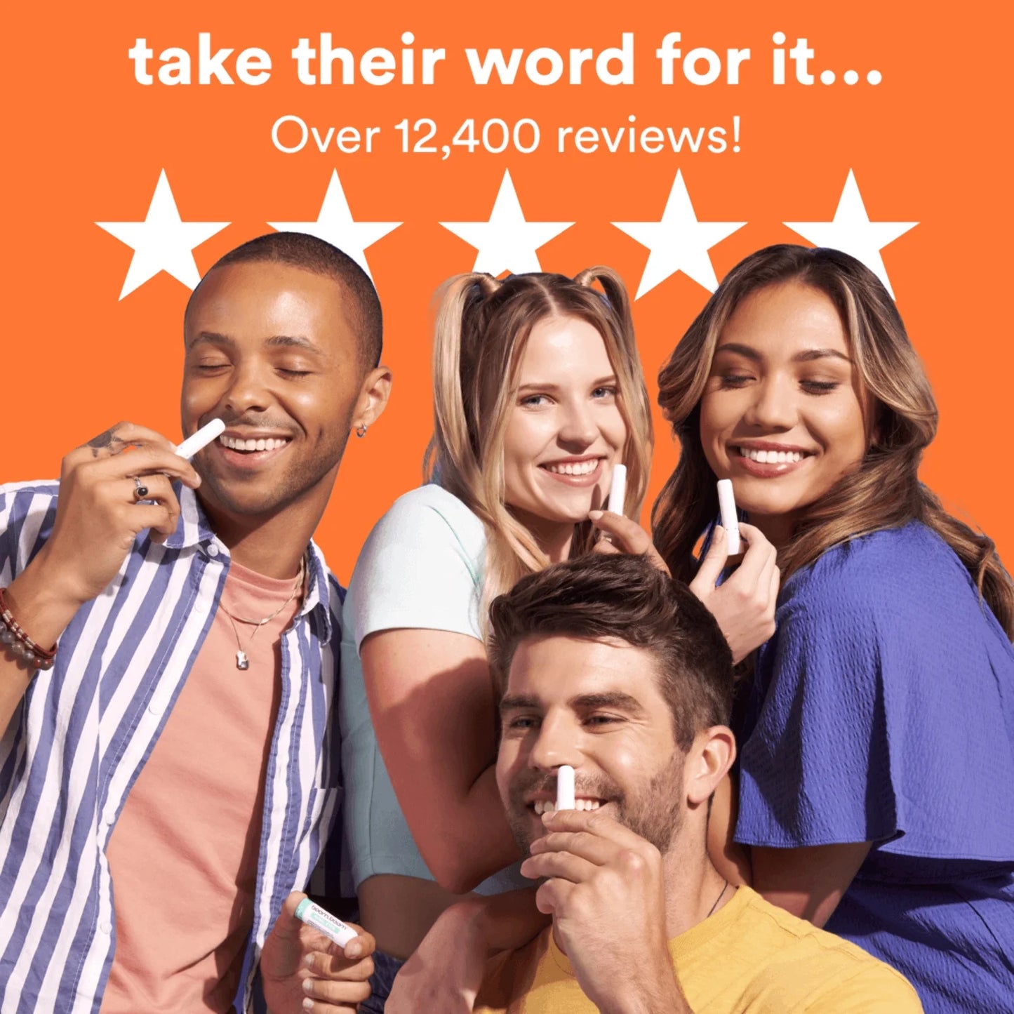 Nasal Stick (4 Pack) | Enhances Breathing + Boosts Focus | Provides Fresh Cooling Sensation | Aromatherapy Inhaler Made with Essential Oils + Menthol (Mint, Wintermint, Tropical, Lavender)