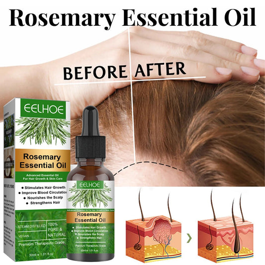 2 Pack Rosemary Oil for Hair Growth & Skin Care,Organic Rosemary , Natural Rosemary Oil for Hair Loss Treatment, Stimulates Hair Growth, Scalp Massager