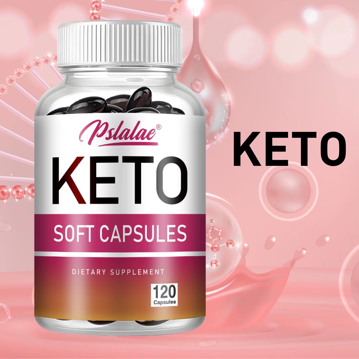 Keto Capsules - Burn Fat, Suppress Appetite, Metabolism, Healthy Weight Management - 120 Capsules