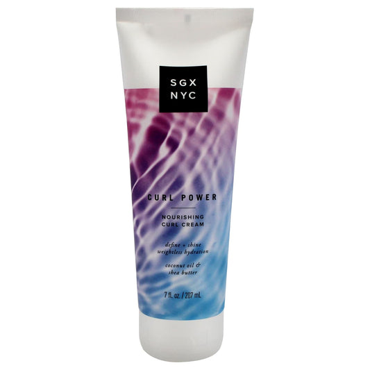 NYC Curl Power Cream - Curly Hair Products for Frizz Elimination - Curl Cream with Coconut and Shea Butter for Curly and Wavy Hair - 7 Oz