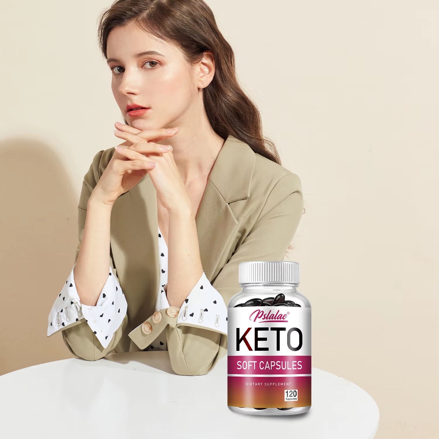 Keto Capsules - Burn Fat, Suppress Appetite, Metabolism, Healthy Weight Management - 120 Capsules