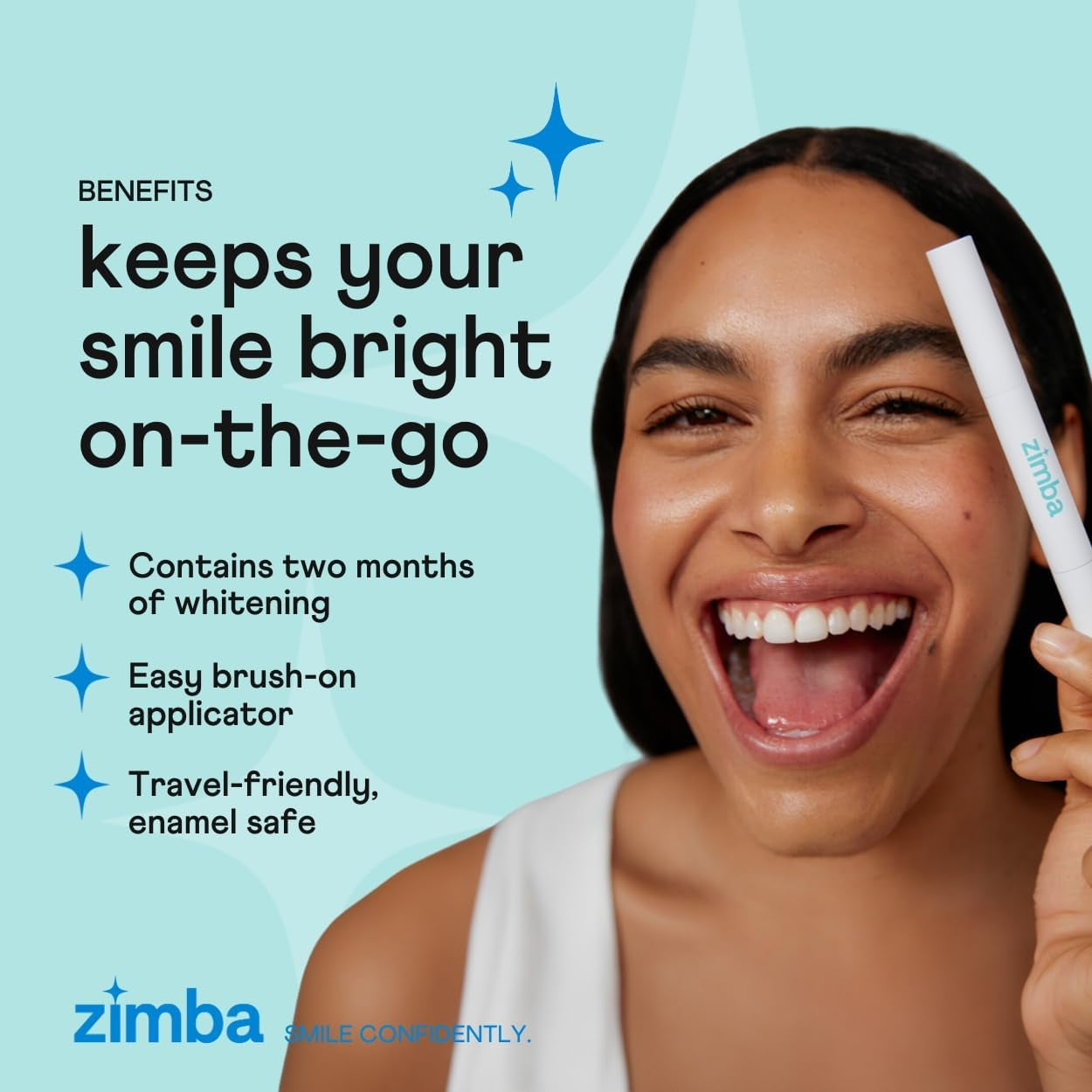 Travel Teeth Whitening Pen - Effective, Travel-Friendly, and Easy to Use Gel Whitening Pen - Stain Remover and Teeth Whitener for Coffee, Wine, Soda, and Other Stains (1 Pack)