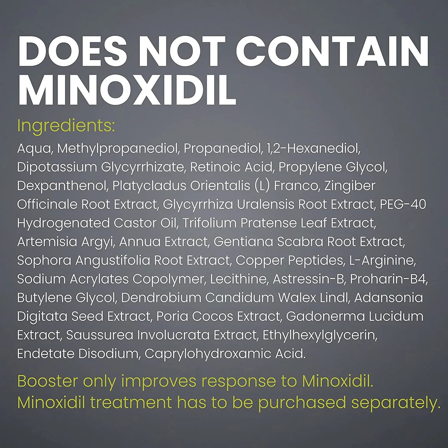 Minoxidil Booster Spray Treatment Hair Loss I Topical Minoxidil Response Activator for Hair Regrowth with Enzymes and Peptides I Stimulator Topical Minoxidil Treatments I Extended Nozzle Application