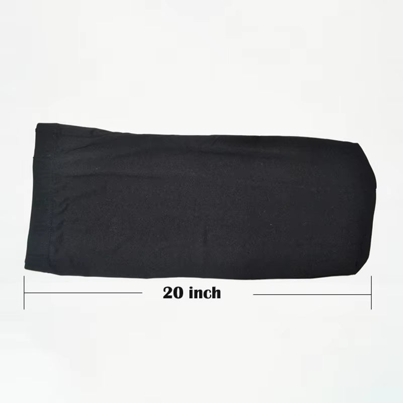 Long Hair Sock Cap Sleep Hats Wrap Night Cap Hair Care Bonnet Nightcap for Women Men Unisex Cap Bonnet De Nuit Black