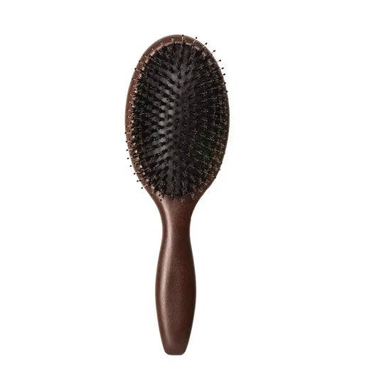 Wood Massage Hair Brush Comb for Hair Hairbrush Dry Wet Detangle Wood Combs Women Hair Beauty Care Paddle Cushion Massage Brush