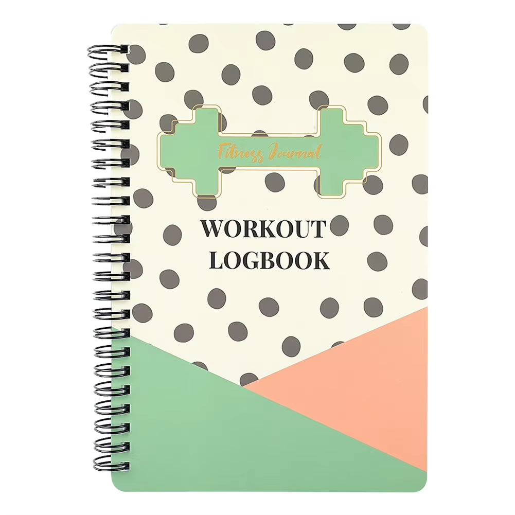 Workout Journal Coiled Planner Log Book Weight Loss Goal Tracking Workout Planner Gym Exercise Notebook for Gym & Home Workouts