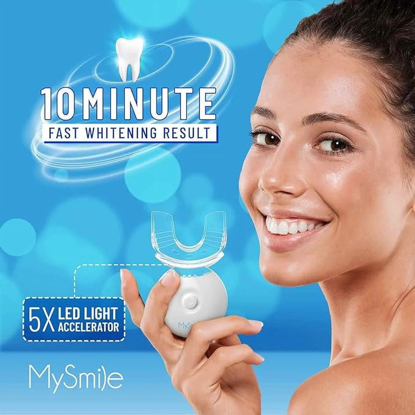 5-LED Teeth Whitening Light with Teeth Whitening Tray Teeth Whitener